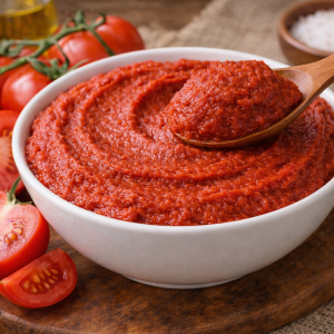 Ev yapımı domates salçası Hatay katkısız doğal