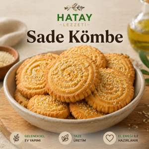 Hatay sade kömbe ev yapımı geleneksel kömbe